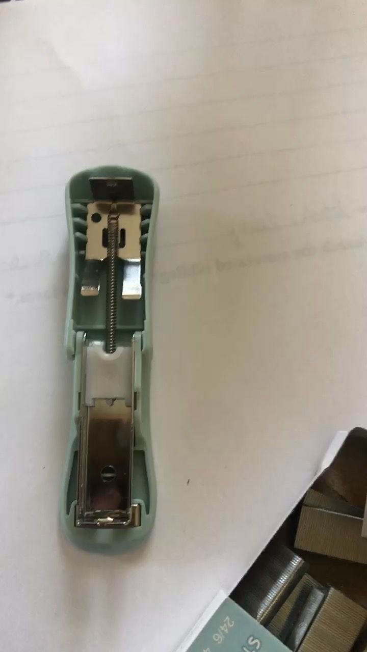 cute compact morandi mini stapler set for students office use