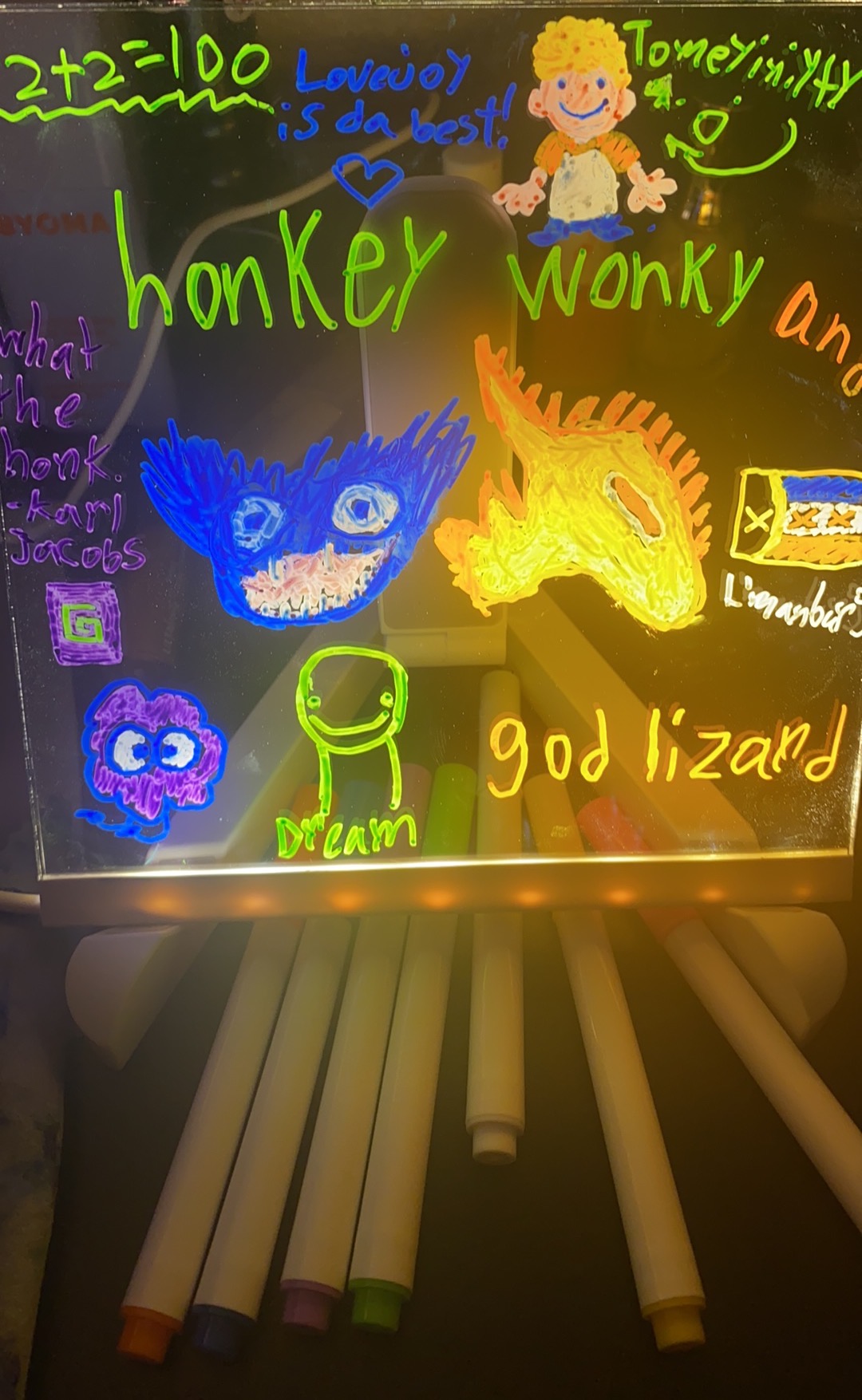 Children's LED Note Board with Colors