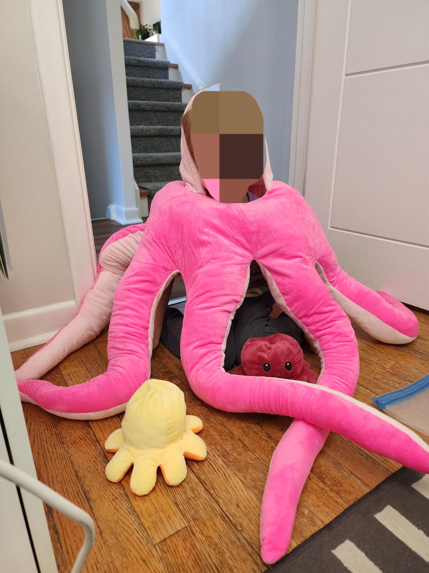 Baby Octopus Costume Giant Wearable Octopus Stuffed Animal Funny ...