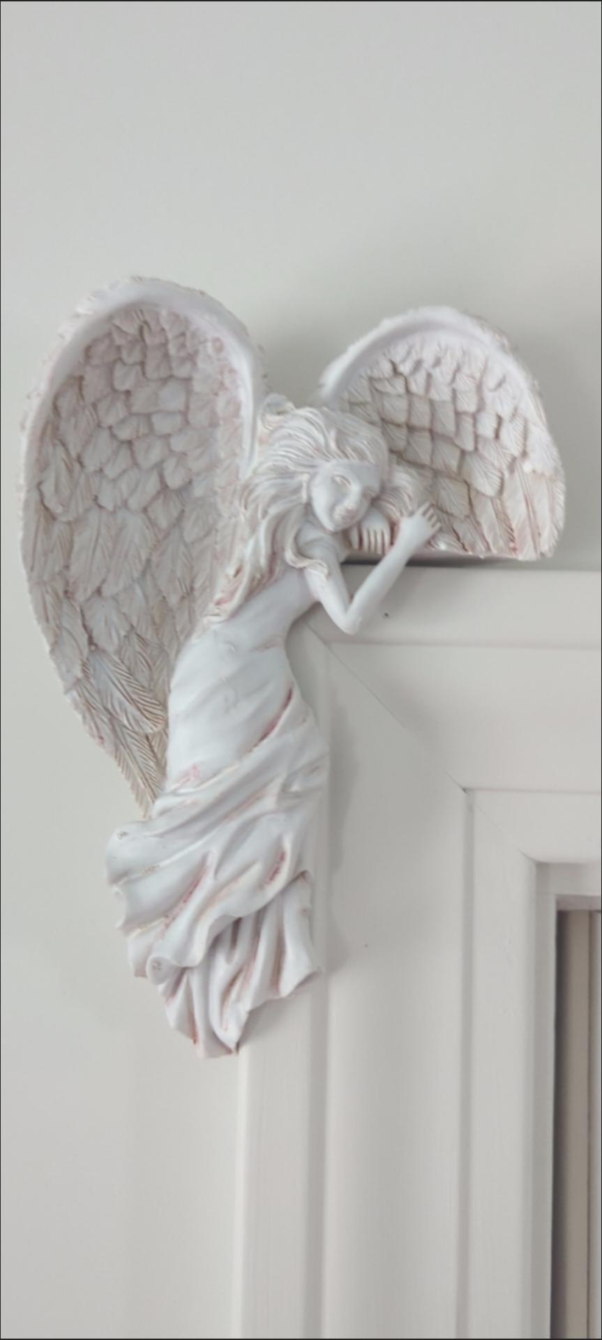 1pc Angel Of Redemption Resin Door Frame Decoration Awakened Angel ...