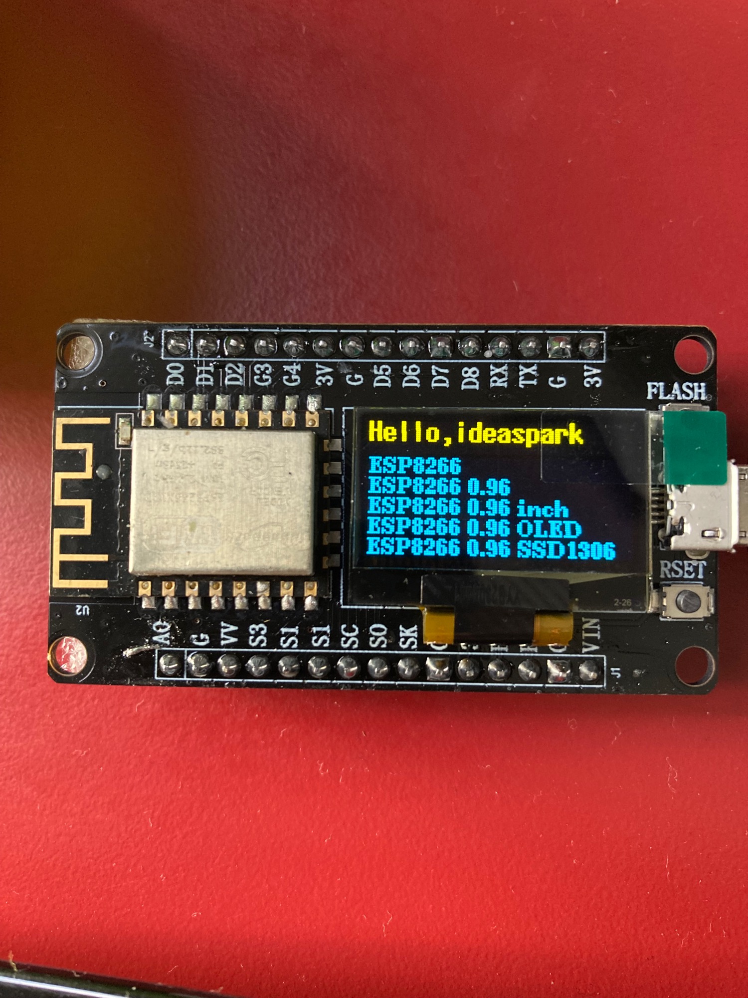 Nodemcu Esp8266 Development Board With 0 96 Inch Oled Display Ch340 ...