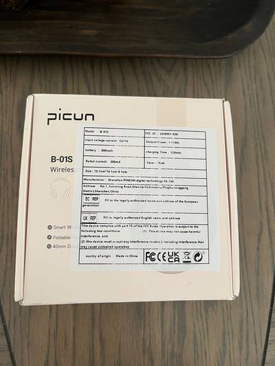 Picun/pincun Bg-01 Bt Headphones Wireless Gaming Headset Computer With ...